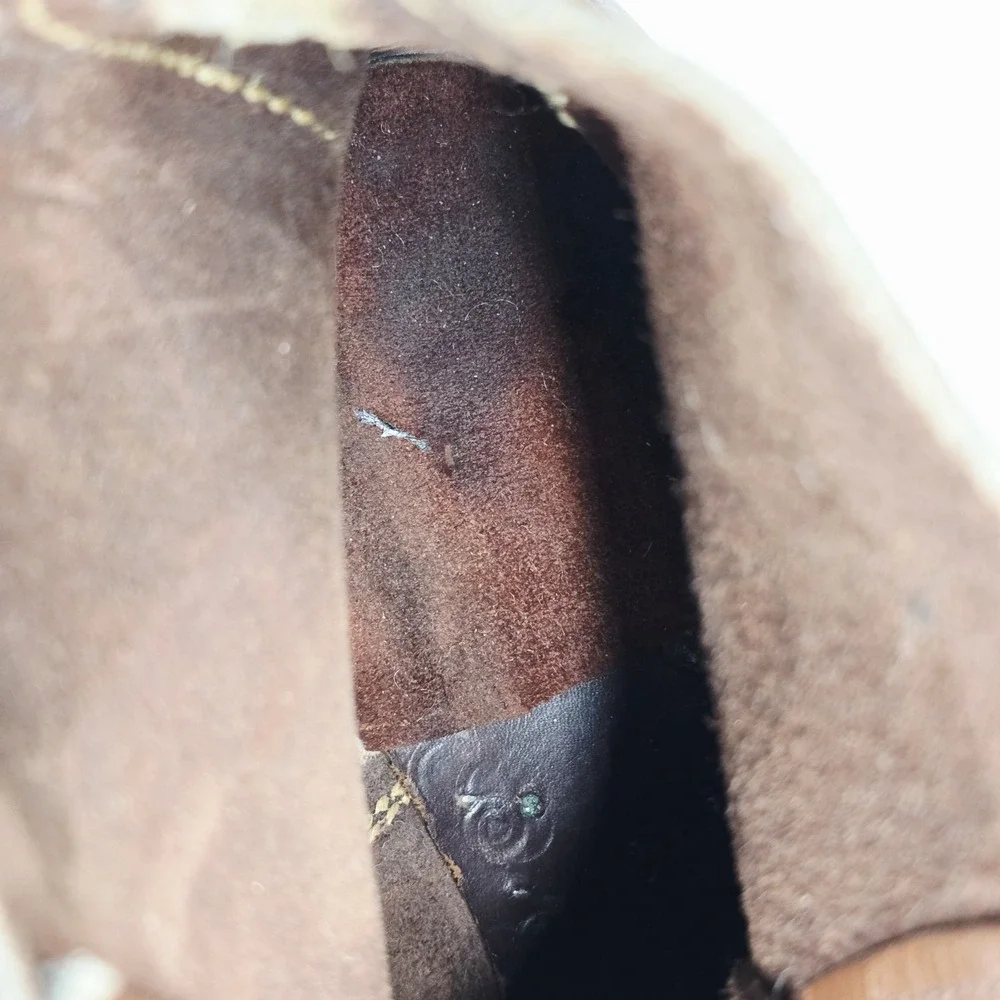 Vintage Brown Leather Cap Toe Orthopedic‎ Boots Men's Size 8C Welt Arrow Hood